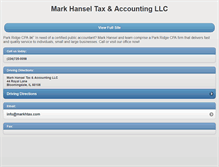 Tablet Screenshot of markhtax.com